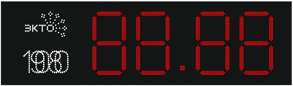 Табло АЗС П400-100-ЭКТО_СНЕГ_Лукойл_2008