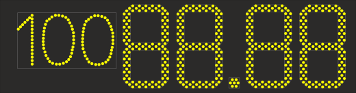 Табло АЗС П300-100-Эконом