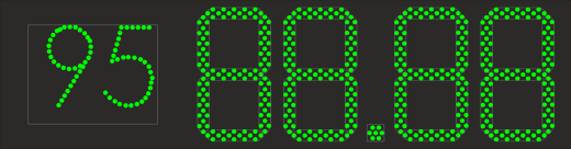 Табло АЗС П300-95-Эконом