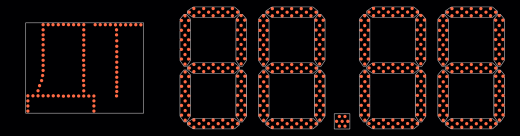 Табло П300-ДТ-Эконом красный цвет свечения