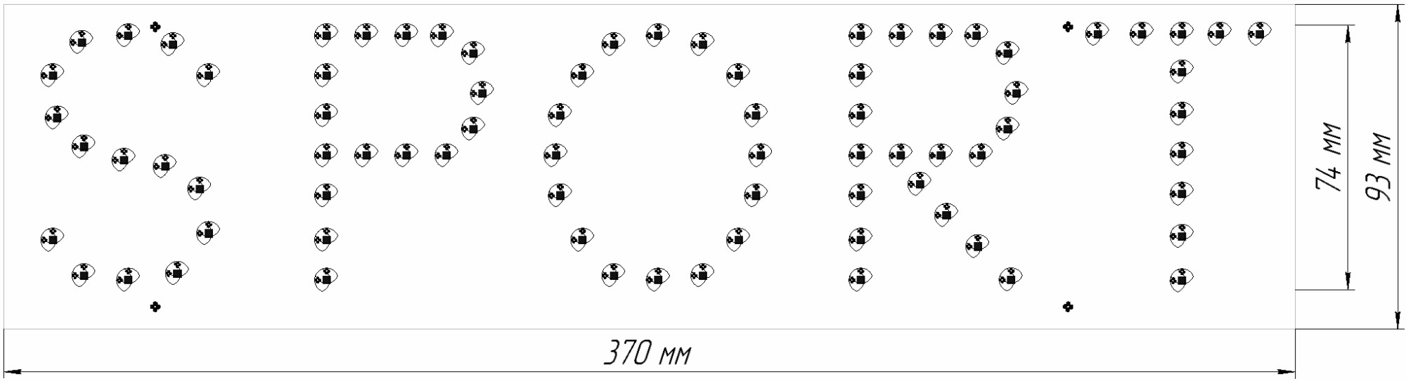 Надпись топлива  SPORT