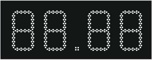 Табло АЗС П230_SMD