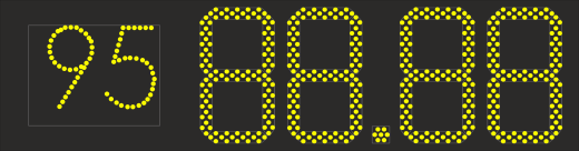 Табло АЗС П300-95-Эконом