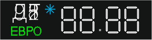 Табло АЗС П230(92,95,ДТ)-121-ЕВРО-СНЕГ