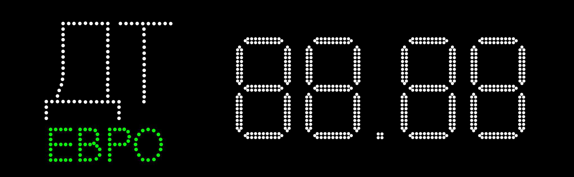 Табло АЗС П230-ДТ-181 ЕВРО