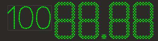 Табло АЗС П300-100-Эконом