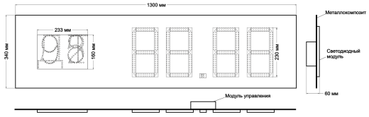 Табло АЗС-П230(92,95,ДТ)-121