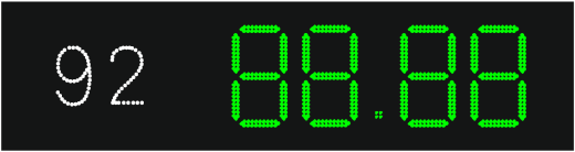 Табло АЗС П230-92-121